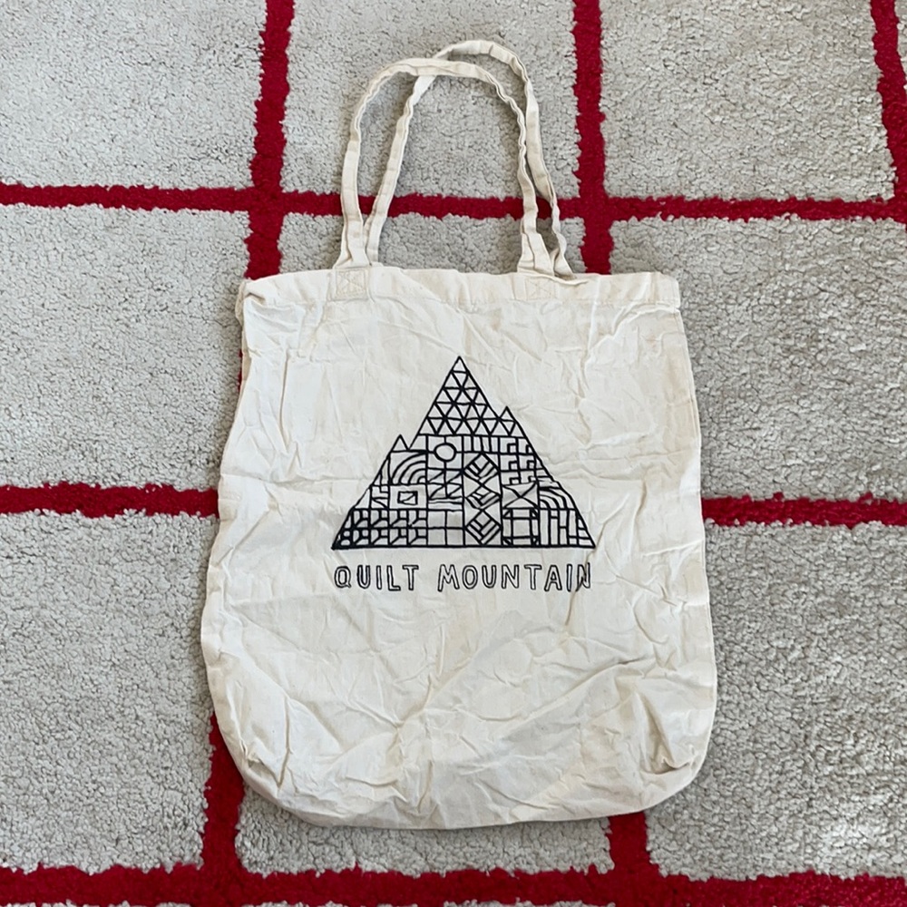 Cotton tote bag “quilt mountain”